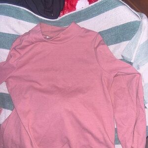 Pink long sleeve shirt